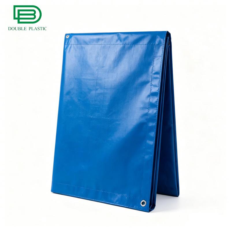 Heavy Duty Waterproof PVC Tarpaulin Dikiataken UV-Tahan PVC Tarps