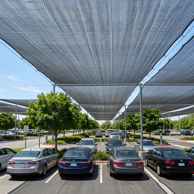 Shading Net 50% 30% 40% Pe Daur Ulang Ijo Putih Ireng Sun Shading Nets